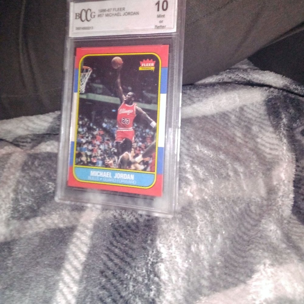 1986 Fleer Michael Jordan #57 Rookie Card